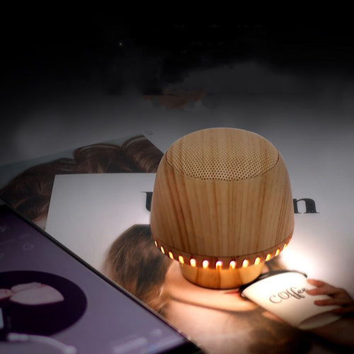 Portable Mushroom Small Audio, LED With Night Light